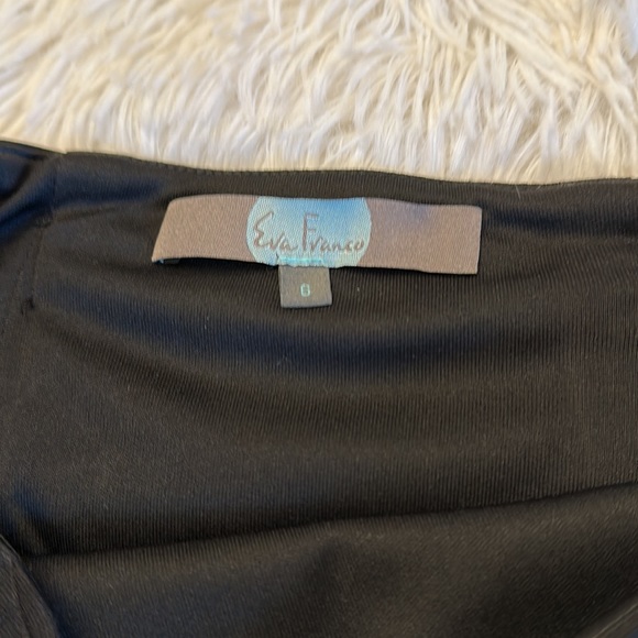 NEW Anthropologie x Eva Franco Black White Pencil Color block pointe skirt M/6 - Picture 8 of 9